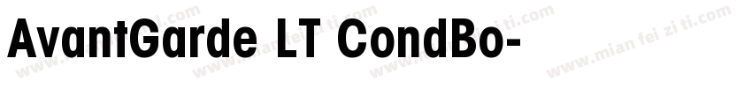AvantGarde LT CondBo字体转换
